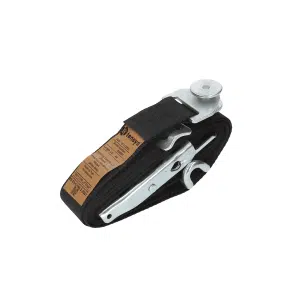 Internal Cargo Load Restraint Strap 4.0m with Black Rave Hook