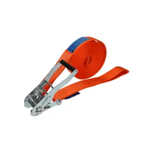 50mm Orange Ratchet Strap with Flat Loops – 10 Metre 4000 daN Load Restraint