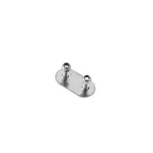 Stainless Steel Backplate 52mm x 26.5mm with 20mm Studs