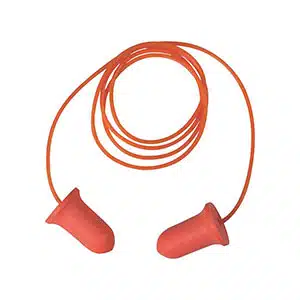 DeltaPlus High Visibility Disposable Corded Ear Plugs