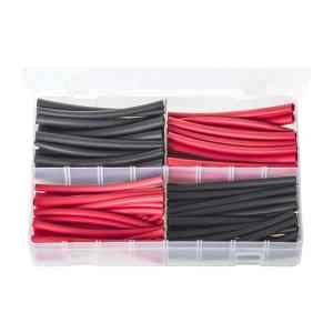 Heat Shrink Tubing Assortment 100mm Black & Red