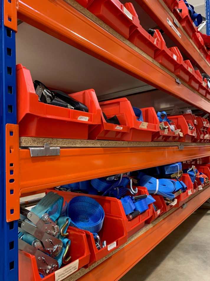Load restraint straps and commercial vehicle parts in Part-Serv stock